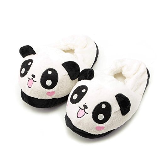 Kocome Cute Funny Panda Eyes Women Slippers Lovely Cartoon Indoor Home Soft  Shoes | Panda Things
