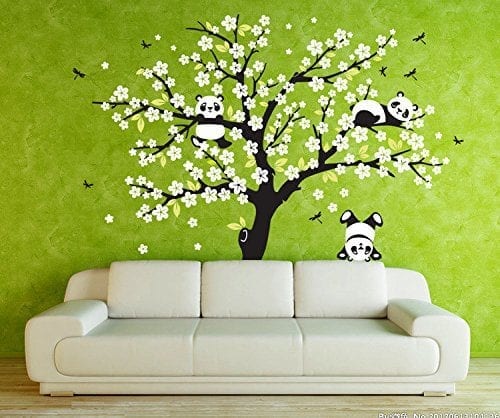 Panda Bear animals Home room Decor Removable Wall Sticker/Decal/Decoration 